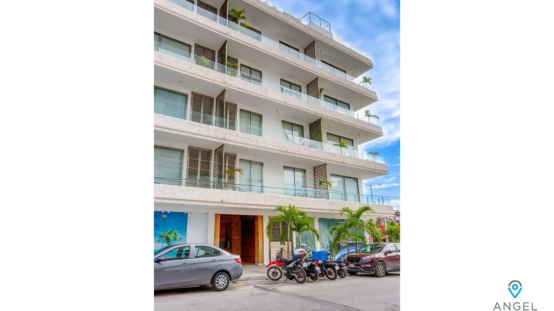 Tranquil Oceanview Studio Rooftop Pool Gym W&D بلايا ديل كارمن شقة