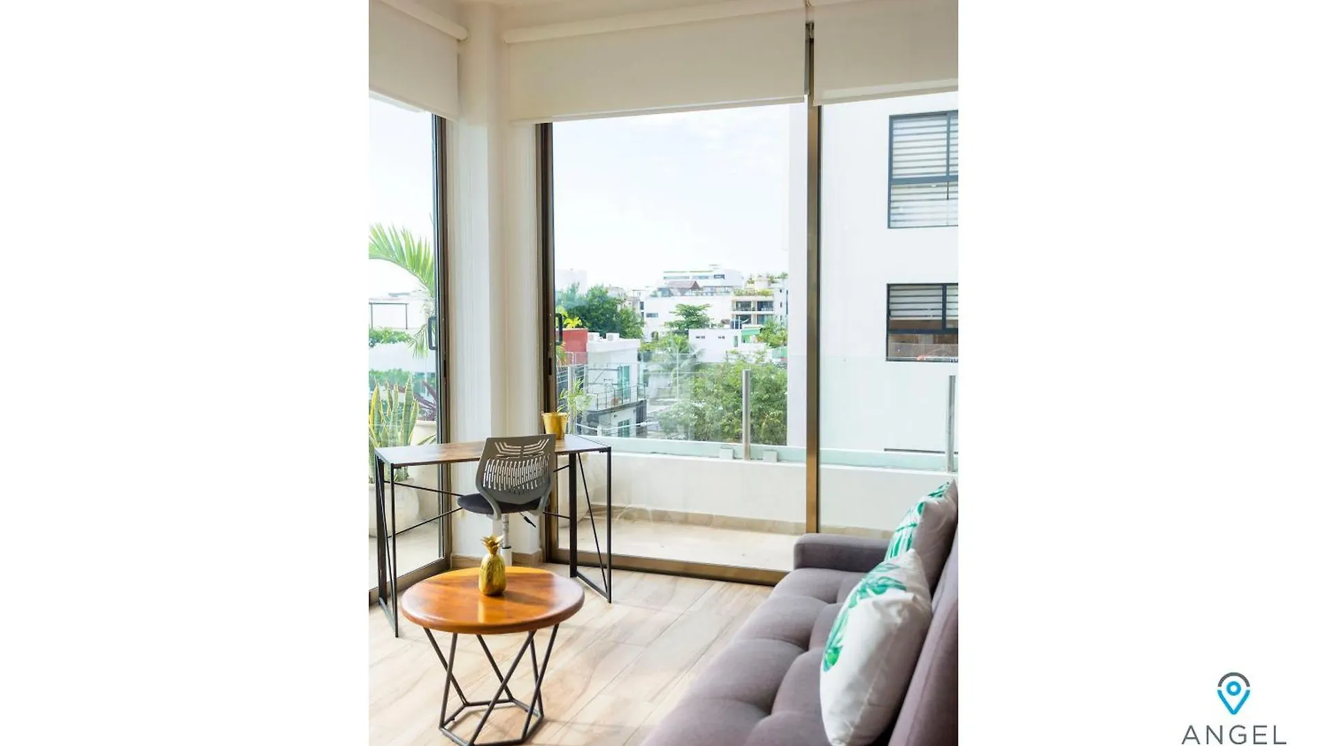 Tranquil Oceanview Studio Rooftop Pool Gym W&D Playa del Carmen